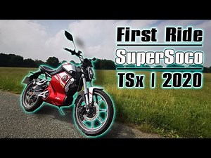 First Ride - SuperSoco TSx