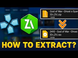 🔥How To Extract PPSSPP Games On Android using Z Archiver | How To Unzip Ppsspp Games