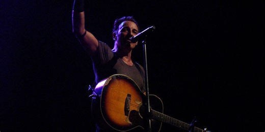 Bruce Springsteen randomly met a fan at a movie, then stopped by his house to surprise his mom