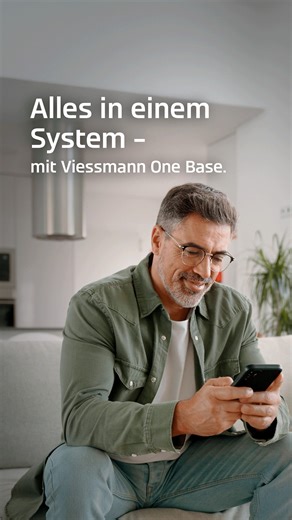 Eine Plattform für alles: Viessmann One Base verbindet deine Wärmepumpe, PV-Anlage, Stromspeicher und Lüftungssysteme zu einem smarten Zuhause. Über die ViCare App hast du alles im Griff – einfach, effizient, vernetzt. Welche Geräte vernetzt One Base schon bei dir zu Hause? | Viessmann Climate Solutions