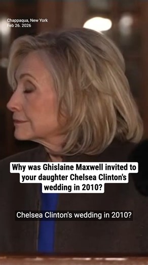 Former Secretary of State Hillary Clinton told reporters that Maxwell had come to her daughter Chelsea Clinton's wedding as a guest of someone else and that she had told the committee she only knew Maxwell “as an acquaintance.” | McGill Media