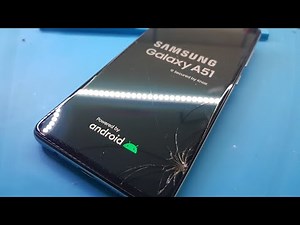 Samsung Galaxy A51 cambio de cristal glass sin abrir equipo