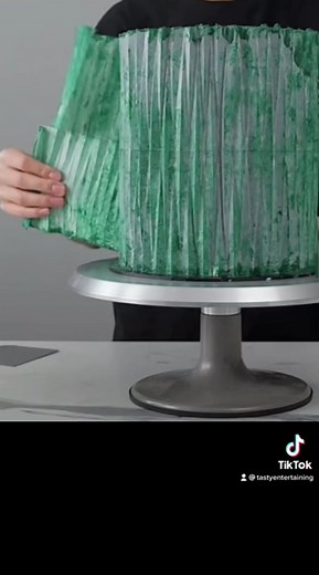 Birthday Cake Origami Technique with Melted Chocolate | Meruyert Nursila