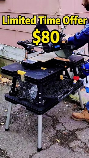 This Keter Foldable Work Table is a MUST for any handyman or DIY projects around your house. It folds up super compact and comes fully assembled. 🛠️ #keter #foldableworkbench #foldingworktable #workbench #worktable #constructiontips #DIY #diyproject #ttstakeover