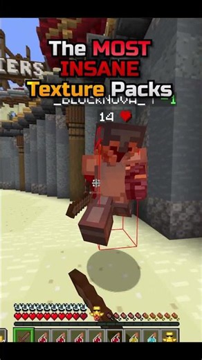 The BEST INSANE Texture Packs! 🤯 #shorts #minecraft