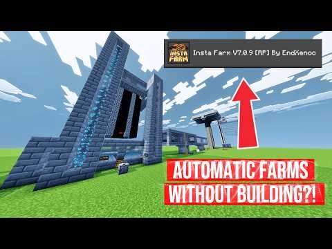 🚀🌾 This Addon Makes ALL Farms Instantly! | Minecraft Bedrock