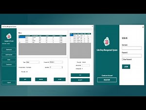 C# Project - Cafe Shop Management System with Video Tutorials