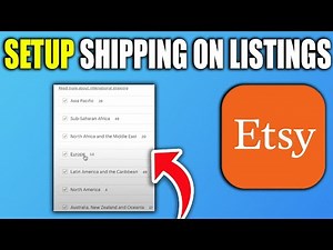 How To Set Up Etsy Shipping On Listings - New Method