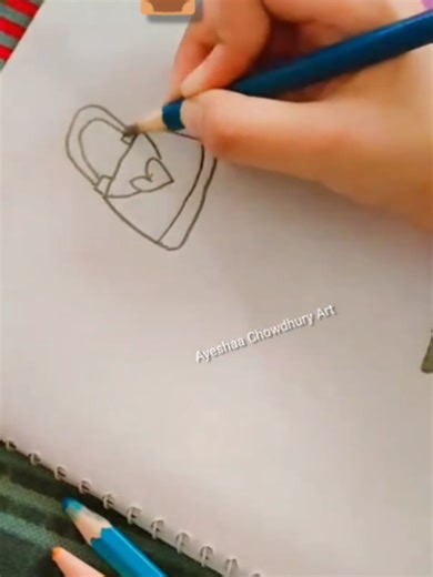 Easy Handbag Drawing Tutorial