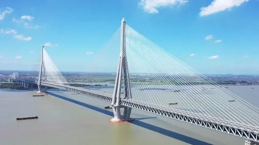 China opens world’s longest cable-stayed bridge across the Yangtze River