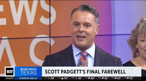 CBS News Texas bids emotional farewell to Chief Meteorologist Scott Padgett