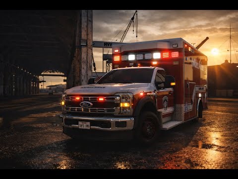 2025 F550 Singlecab Ambulance (Showcase) (4K) (FiveM) (GTAV)