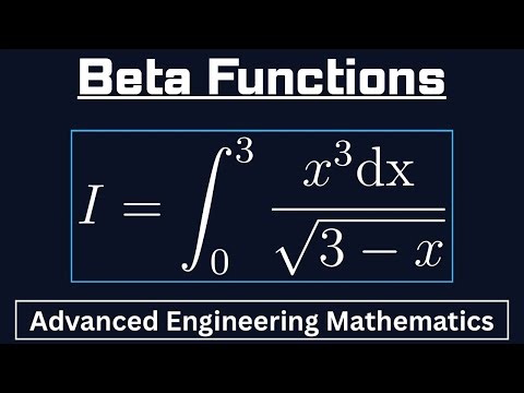 Integration Techniques: Beta Function 7 of 8 | DrAvitech