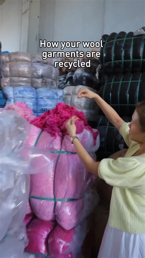 Woolmark on Instagram: "Manteco opened its doors to show us the closed-loop recycling process for wool — where donated garments are collected with the aim of becoming new clothing. By choosing wool, you’re supporting a circular system that gives each garment the potential for many lives, whether it’s resold, reused, or recycled. Massive thanks to both @manteco_official and @andreacheong_ for helping us tell this important story. One that shows how thoughtful design, sourcing and circular systems