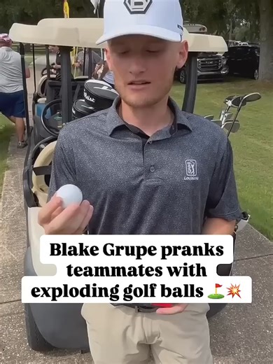 Blake Grupe pranks Saints with exploding golf balls 🏌️‍♂️⛳
