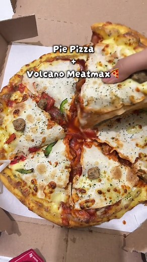 Domino's MeatMax Volcano Pizza review