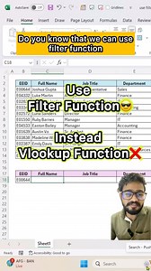 Excel Amazing Function‼️Learn Microsoft Excel #excel #exceltricks #exceltips #exceltech #excelformulas #excelworld #excelgyan #microsoft #msexcel #microsoftexcel #exceltutorial #excelhacks #exceladvance #advancedexcelcelformulas #reels #msexcel #microsoftexcel #excelhacks #excelforbeginners #excelcourse #excelshortcuts #dailyexcel #spreadsheets #excel365 #reels #instareels #short #indiareels #excellearning #excelcourse #excelhacks #filter | Vishal Aggarwal