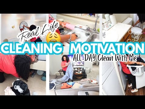 REALISTIC Full Day CLEAN WITH ME 😱 Whole House Cleaning Motivation 2025