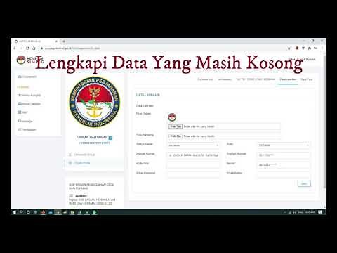 tutorial rekon data SIMPEG Kementerian Pertahanan RI