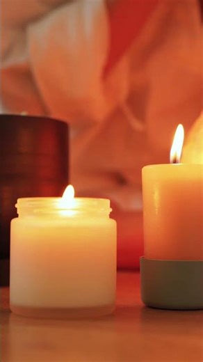 Relaxing Candle Blowing ASMR 🕯️ | Close-Up Sounds