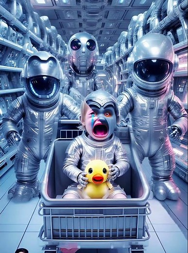 Robot babies crying #animated #3d #cartoon