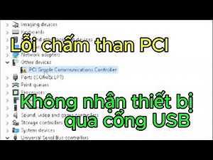Khắc phục lỗi PCI Simple Communications Controller trên Windows