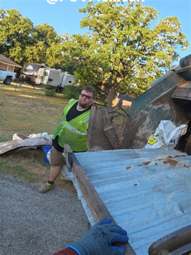 Bulky Waste Collection POV — Rear Loader Garbage Truck