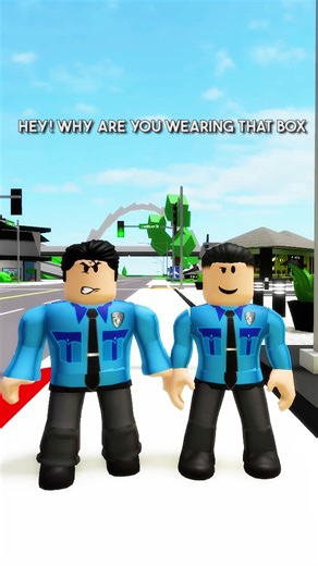 The SECRET of the POLICE with the BOX in Brookhaven #shorts #brookhavenstory | MrPankeyk