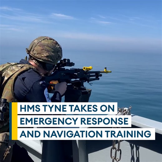 11K views · 176 reactions | HMS Tyne returns to the waves The patrol vessel has sailed out of Portsmouth for the first time since a period of maintenance⚓️ Watch here | Forces News | Facebook