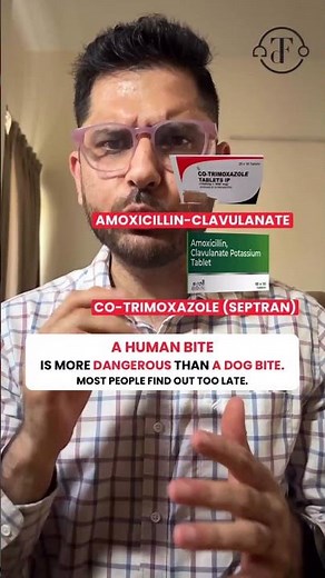 A human bite is more dangerous than a dog bite. Most people find out too late. 🦷