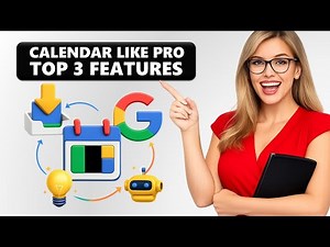 GOOGLE CALENDAR Like a Pro: Top 3 FEATURES + AI Productivity