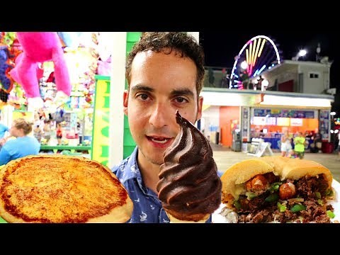 JERSEY SHORE BOARDWALK FOOD is INSANE ! 😱 (Seaside Heights, NJ)