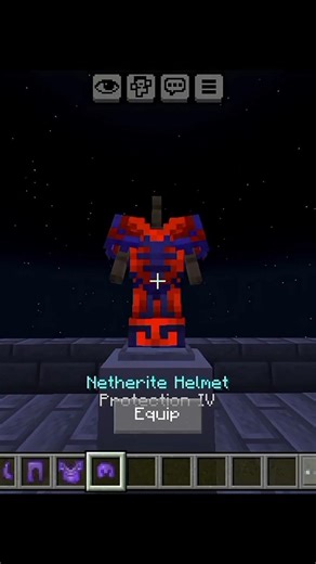 "Red Demon" armor trim combination in Minecraft.