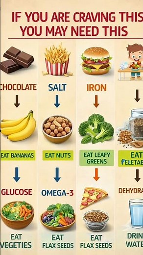 Food Cravings Explained: What Your Body Is Really Missing #healthylifestyle #healthtips