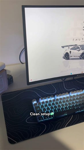 Clean gaming setup 🧼 🧼 🧼