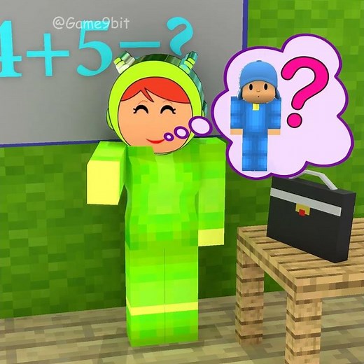 When Sprunki Pocoyo brings his dog into the class! 👍️