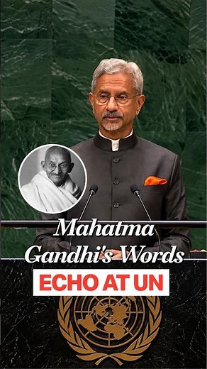 Peace Is The Way: Jaishankar Invokes Mahatma Gandhi, Sends POWERFUL Message to World Leaders At UNGA