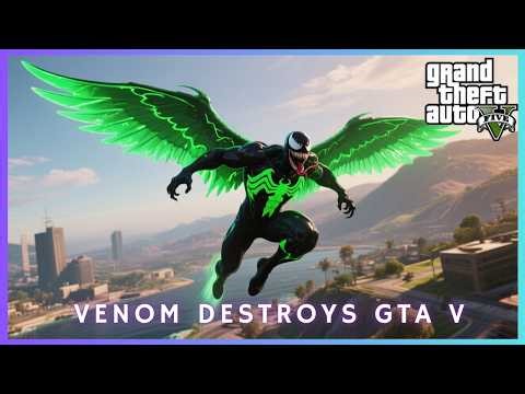GTA5 VENOM MOD Gets WINGS and Los Santos Will NEVER Be the Same