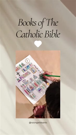 Books of the Catholic Bible Bookshelf Coloring Page | Catholic Bible Reading Tracker | Printable Coloring Sheet | DIGITAL DOWNLOAD - Etsy