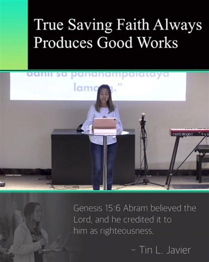 True saving faith always produces good works. | New Life Christian Fellowship