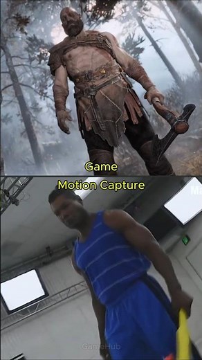 Game vs Motion Capture P.2 | God of War #game #ps4 #gaming #godofwar #godofwarragnarok