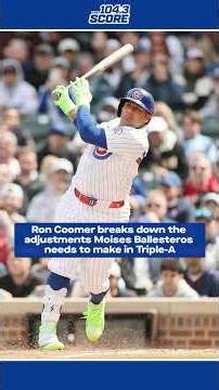 Ron Coomer details the adjustments that Moises Ballesteros needs to make to his swing at Triple-A