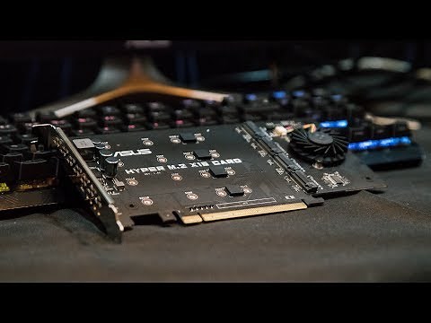 Get 4 M.2 drives in your PC thanks to Asus Hyper M.2 | Computex 2017