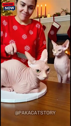 🤣Ranking the Funniest Cat Reactions to Cutting Cake 😺Christmas Cat compilation #cat