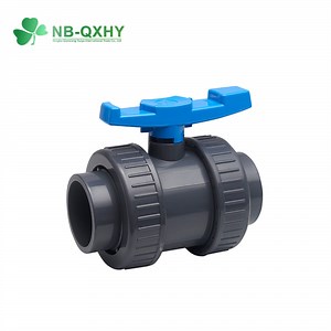 [Hot Item] EPDM O-Ring TPE Seat PVC True Double Union Ball Valve for Swimming Pool