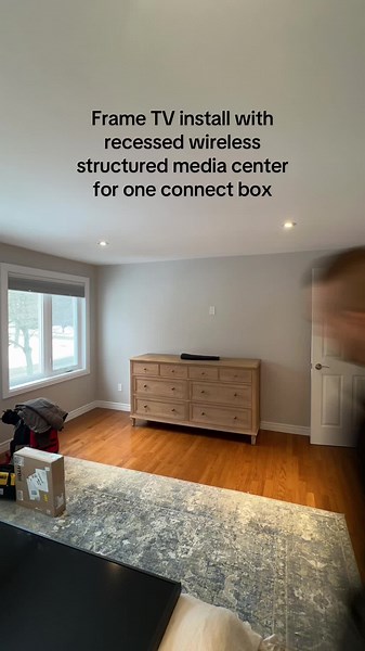 Instalación de TV Frame con Media Center Inalámbrico