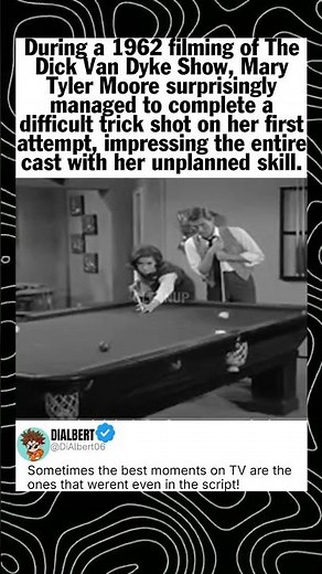 During a 1962 filming of The Dick Van Dyke Show, Mary Tyler Moore surprisingly m...