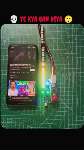 “Music Beat pe Dance karti Lights 🔥 | DIY Arduino Project” #shorts #trending #rgb