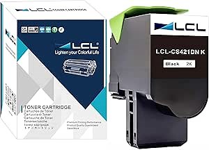 CS421 Black Toner Cartridge 78C10K0 78C10 Replacement for Lexmark CS421 CX421 CS421DN CS521 CX521 CS521DN CX421ADN CX522 CX522ADE CS622 CX622 CS622DE CX622ADE CX625 CX625DE CX625ADE Printer (1-Pack)