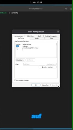 Wine: Show Hidden Dot Files! | Linux Infinite #shorts